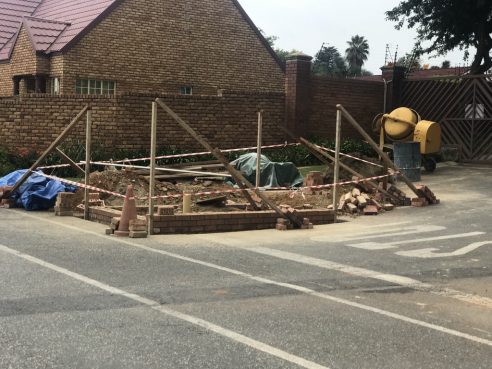South Guard House Rebuild Started 4 March 2019